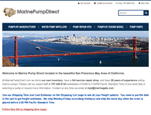 Tablet Screenshot of marinepumpdirect.com